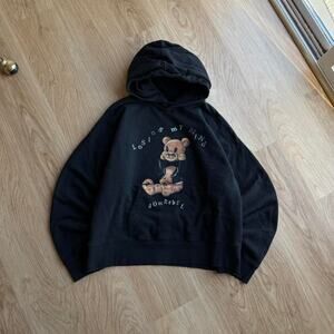 Black Domrebel Losing My Mind Designer Hoodie